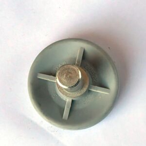 NOVOFERM Laufrolle mit Achse ISO 45, Rückseite mit Achse